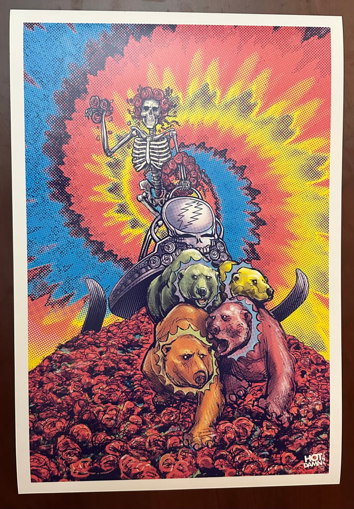 TOUCH OF GREY WARRIOR art print | Hot Damn Arts