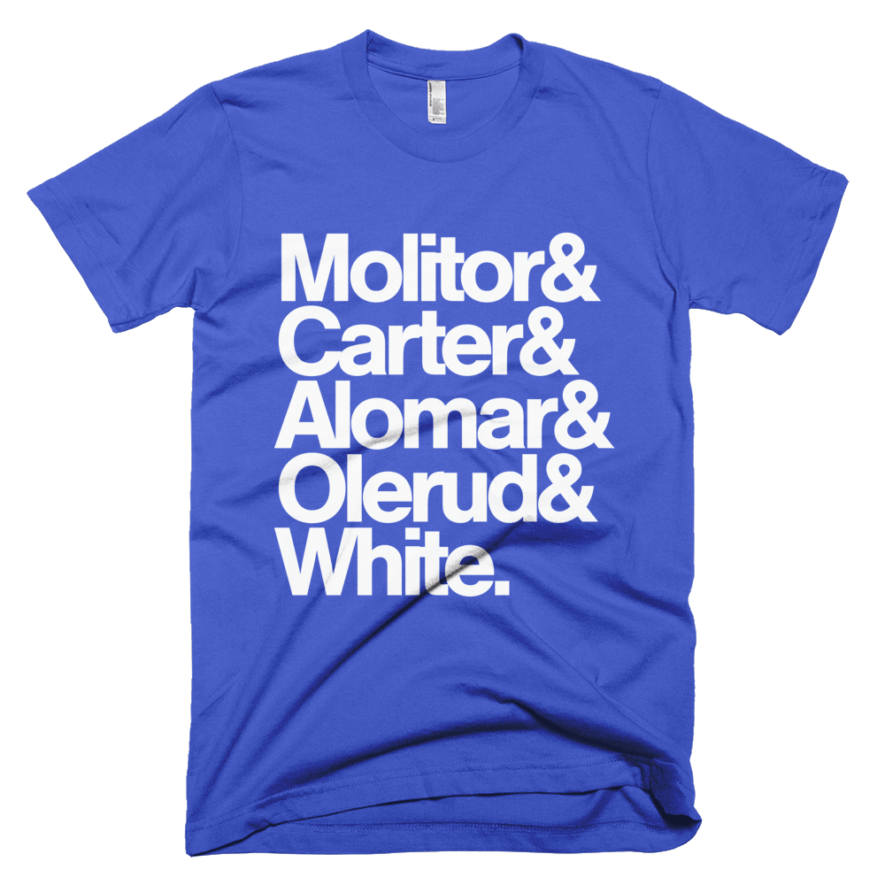 Image of Toronto in '93 Shirt, Retro Blue Jays Champions Shirts
