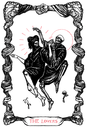 Image of The Tarot of The Lovers, 11"x17"