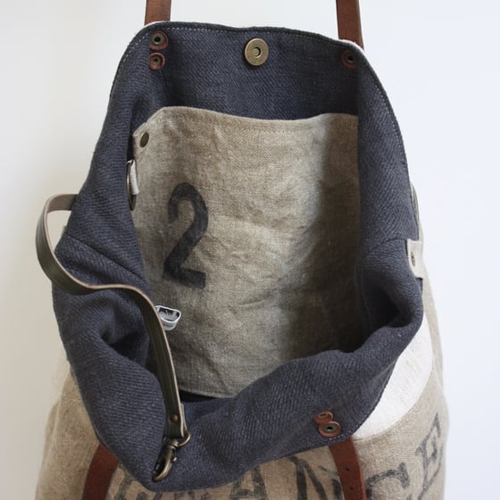 Image of Sac France Poste & Chanvre.