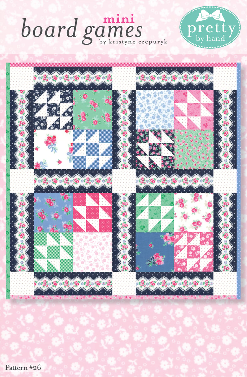 PDF - Board Games Mini Quilt Pattern | Pretty By Hand
