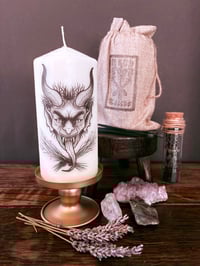 Krampus Candle