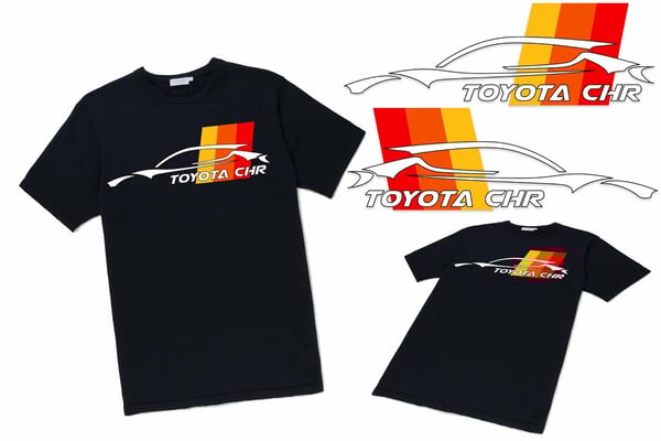 Image of Toyota CHR T-Shirts (Black Only)