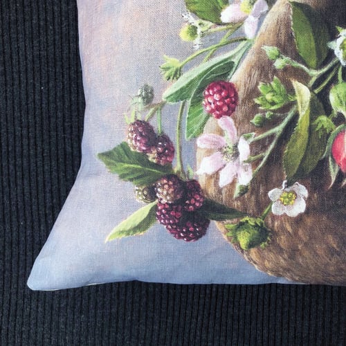 Image of Linen Woodland Duck Cushion