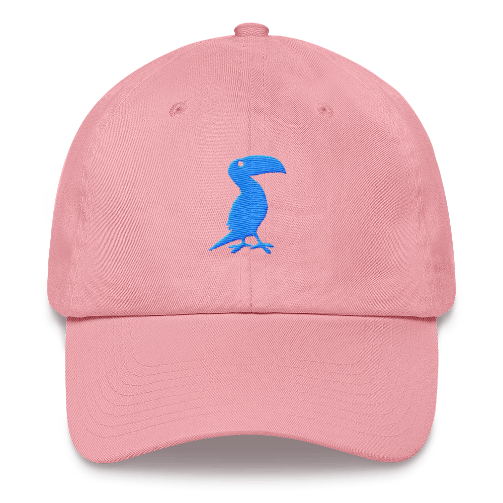 pastel pink dad hat