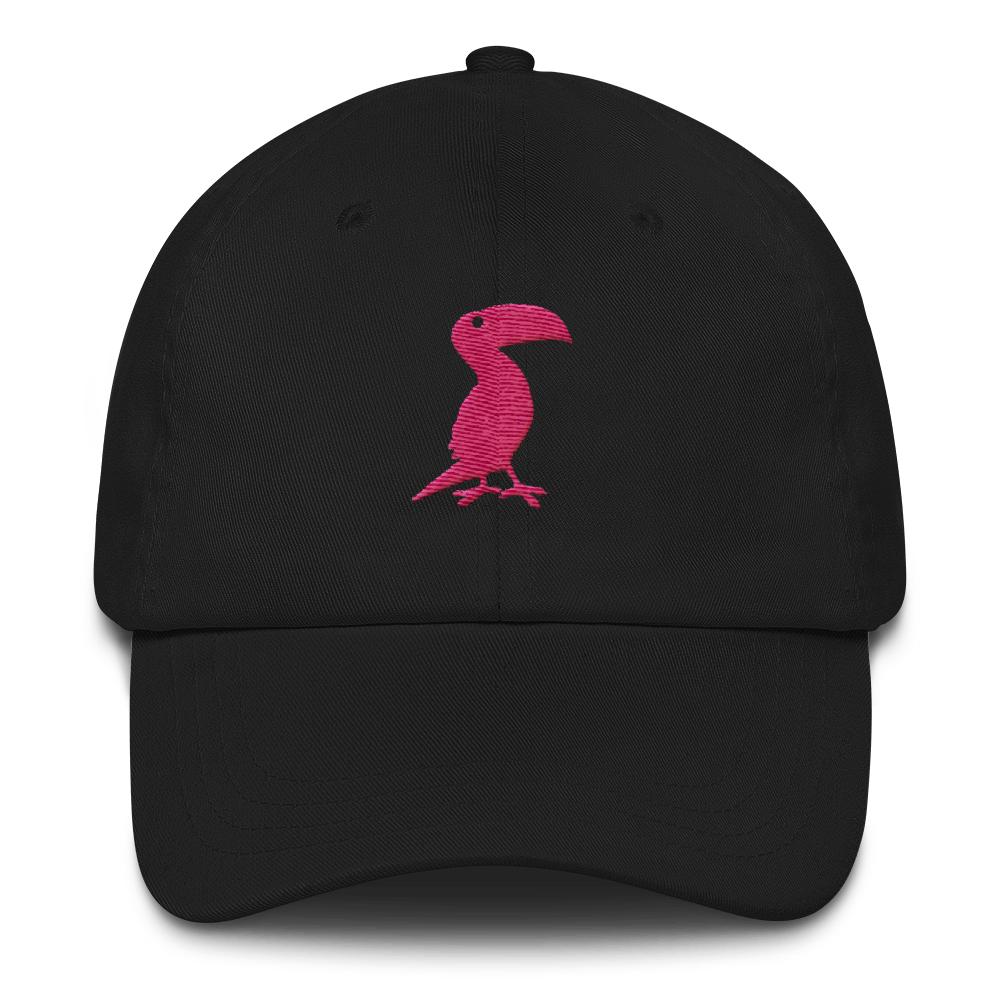 pastel pink dad hat