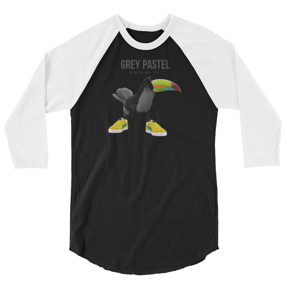 Grey Pastel "Gary Paul" Raglan Tee