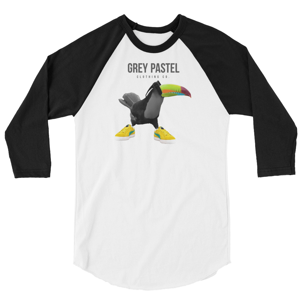 Grey Pastel "Gary Paul" Raglan Tee