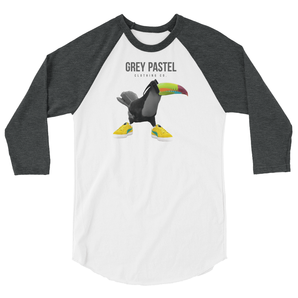 Grey Pastel "Gary Paul" Raglan Tee