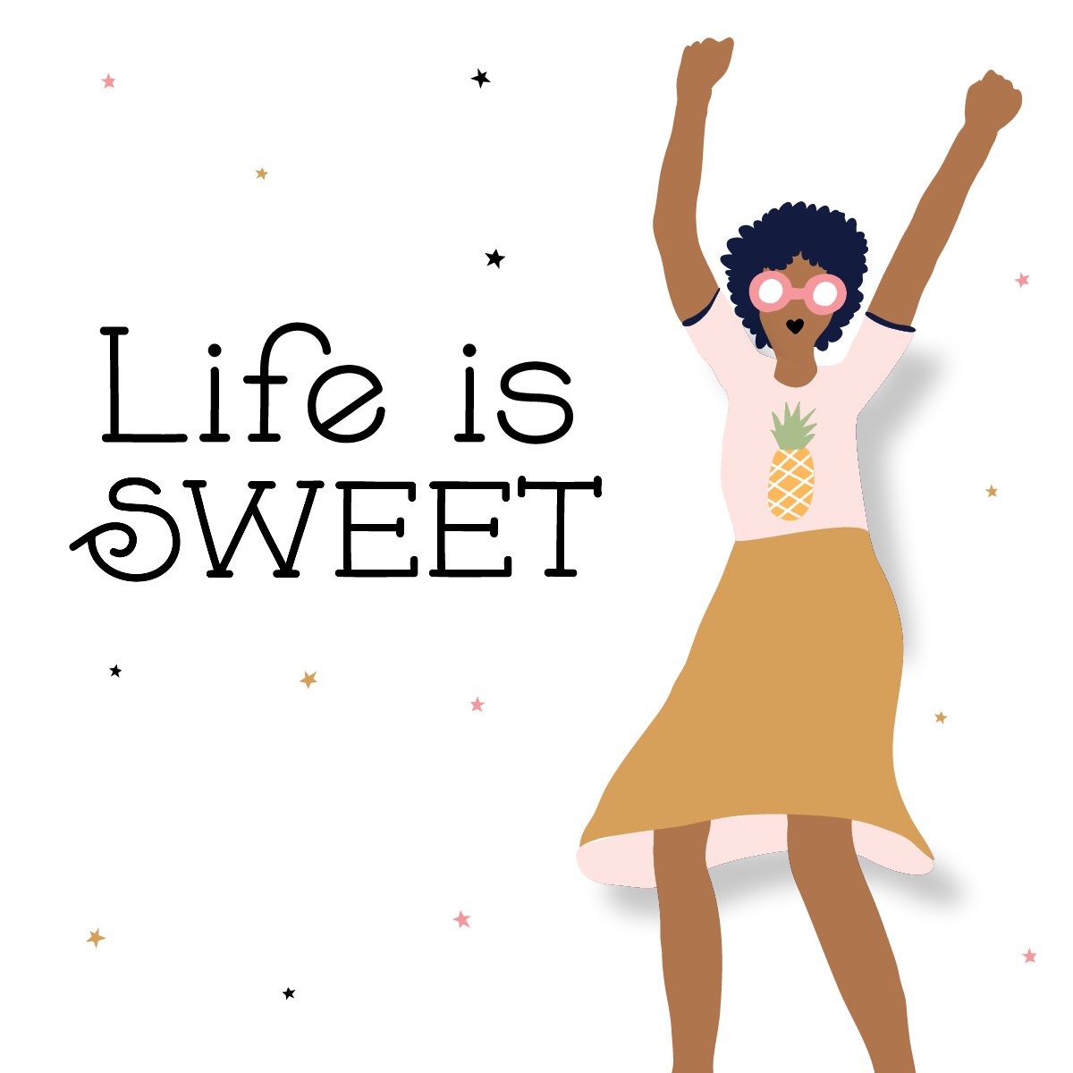 Life is Sweet Note Cards