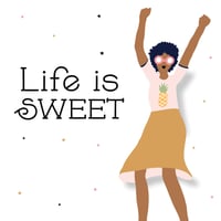 Life is Sweet Note Cards
