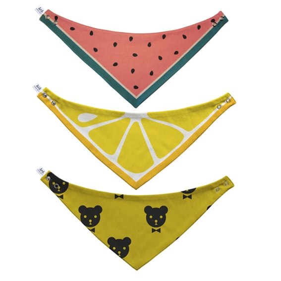 Image of FRUITY Baby Bandanas