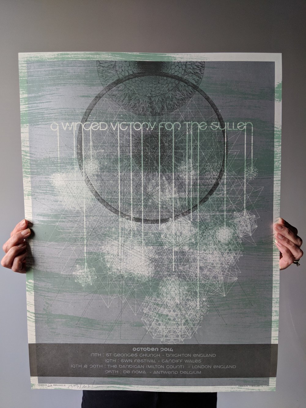 A Winged Victory for the Sullen Euro Tour Poster
