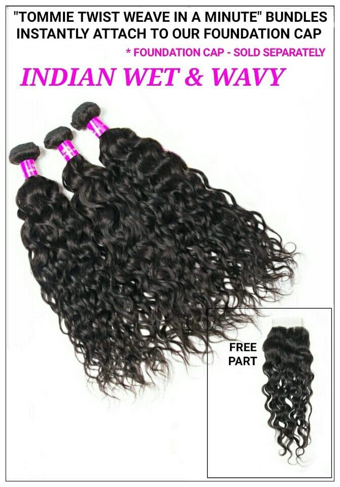 Image of INDIAN WET & WAVY: BUNDLES / CLOSURE - FREE PART