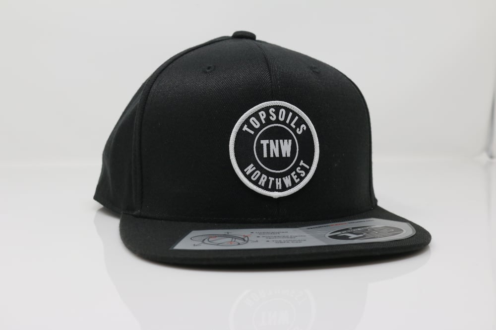 Image of TNW FlexFit Snapback Circle Logo Black