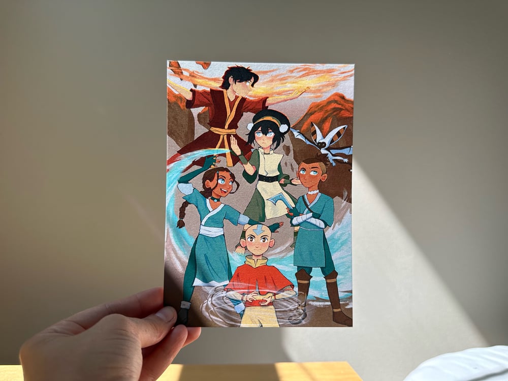 Image of 5 x 7 Avatar the Last Airbender Print