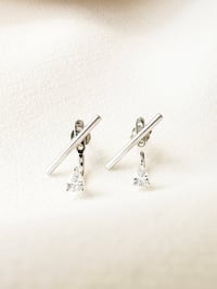 Image 1 of Boucles D'oreille HALO Argent