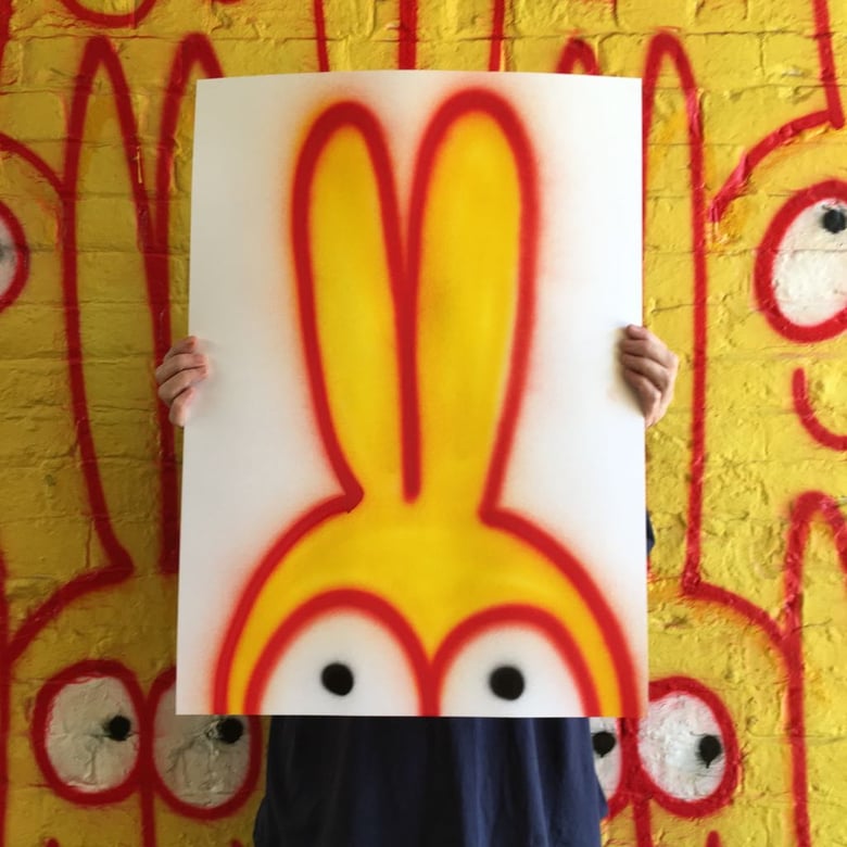 Image of Bunt the rabbit . painted by Petro