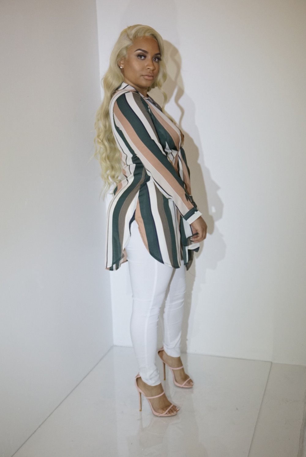 Image of 'Brunch' tie up blouse