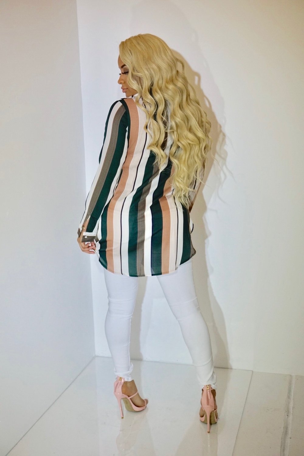 Image of 'Brunch' tie up blouse