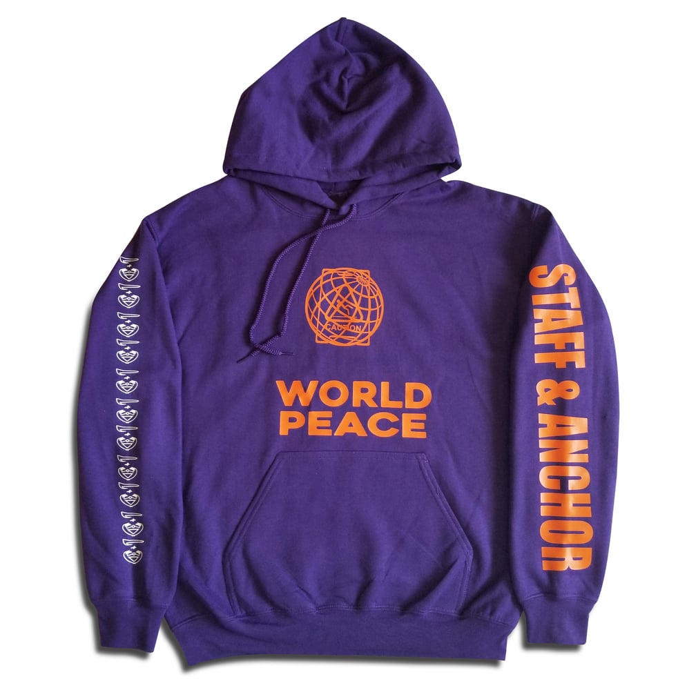 World Peace Pullover Hood | Staff & Anchor Clothing