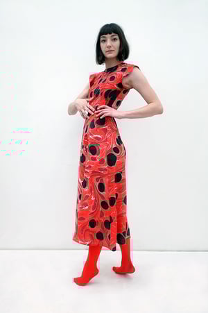 Image of MARBLE Habotai Flare - Atomic Red