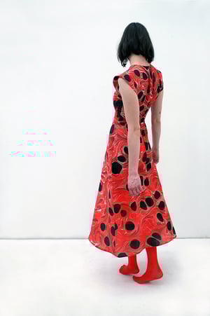 Image of MARBLE Habotai Flare - Atomic Red