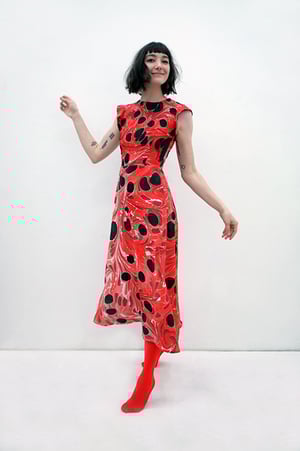 Image of MARBLE Habotai Flare - Atomic Red