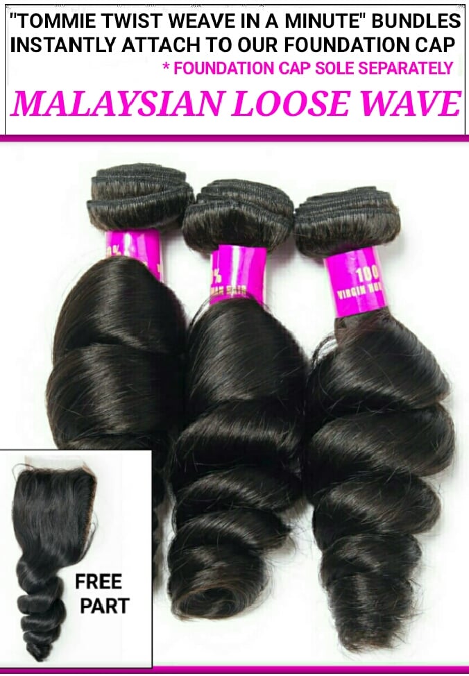 Image of MALAYSIAN LOOSE WAVE: BUNDLES / CLOSURE ( FREE PART )