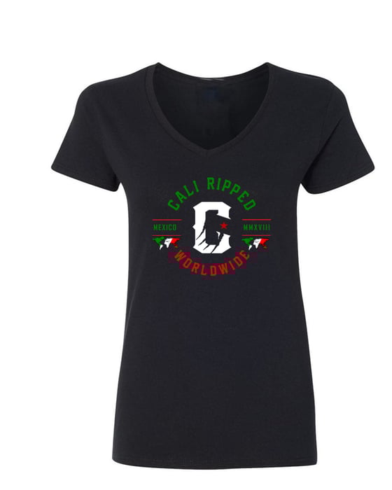 Image of CR Worldwide  Mexico V Neck tee