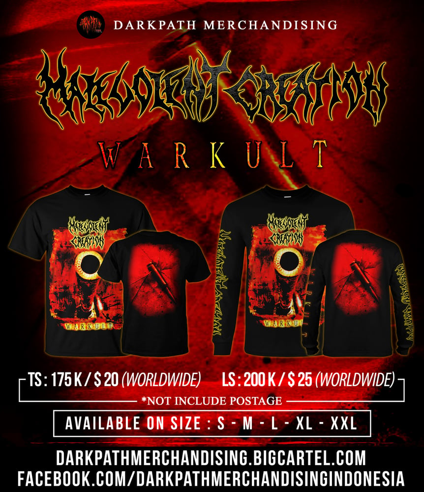 Image of MALEVOLENT CREATION - Warkult SS & LS