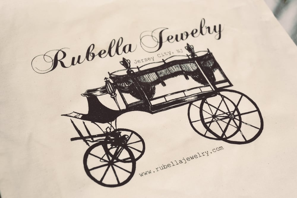 Image of Rubella Jewelry tote benefiting Every Mother Counts