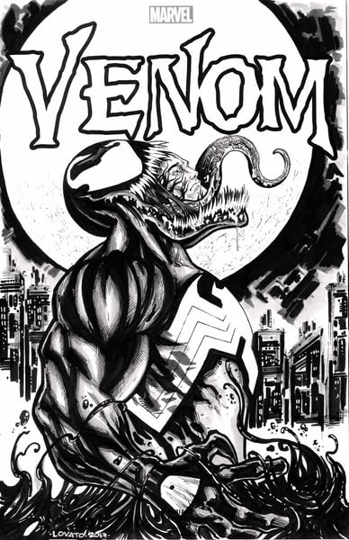 Image of Venom Moon print