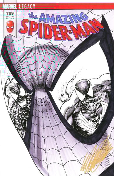 Image of Spidey reflections print