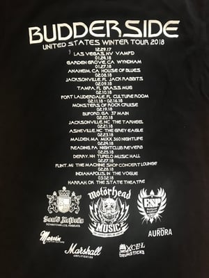 Image of Agent Budderside US Tour T Shirt