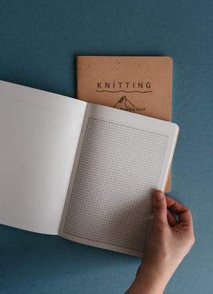 Image of Cuaderno Knitting Pattern Drawing Book de Arminho