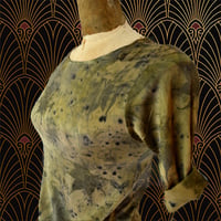 Image 1 of antique gold second skin dress