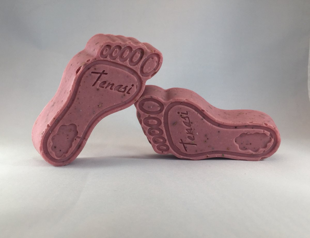 Beautiful Soles Exfoliating Foot Scrub Soap 8.00 per bar Tenasi Soap