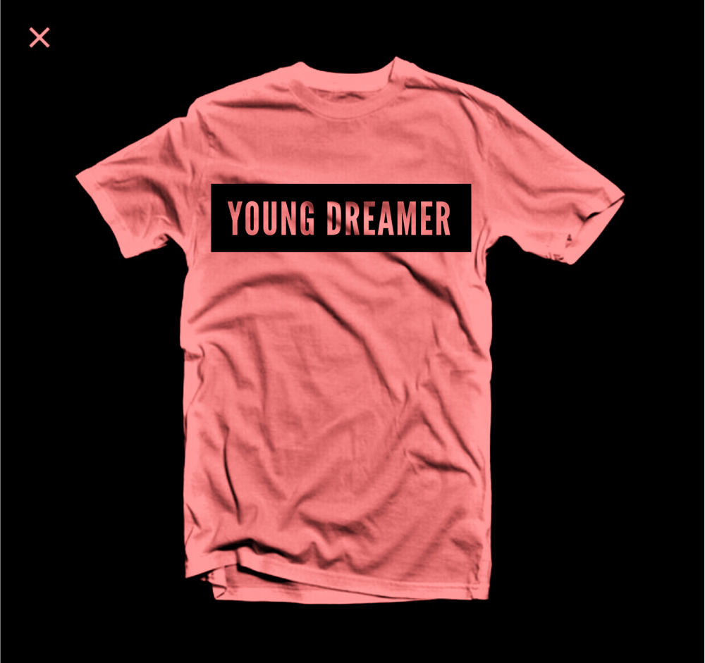 Young Dreamer T-Shirt (Pink/Black)