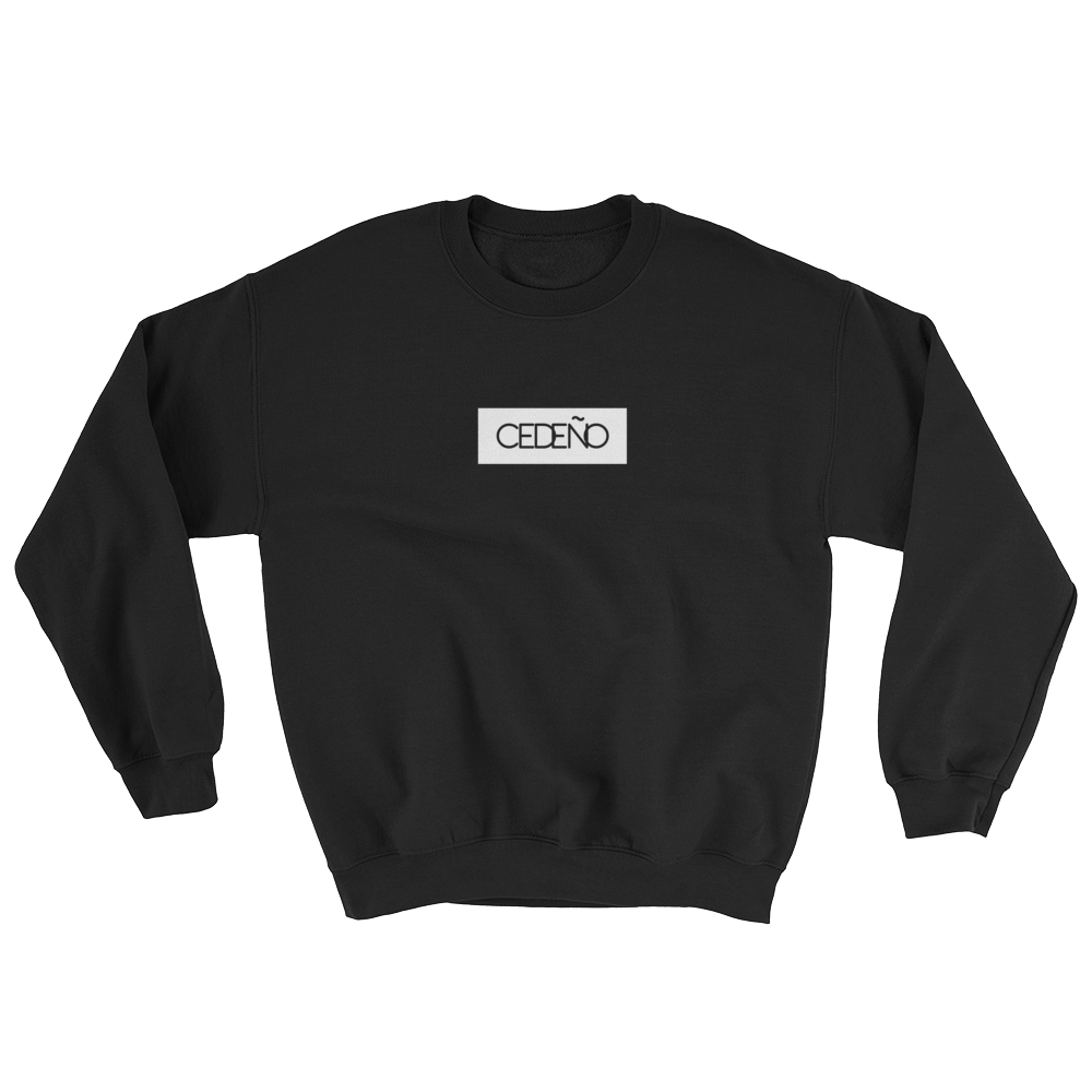 Image of CEDEÑO CREWNECK - BLACK UNISEX