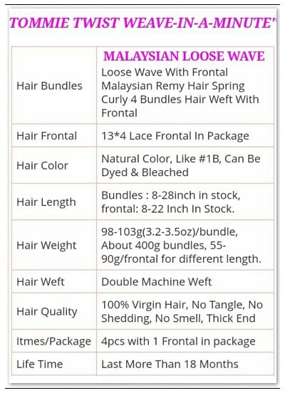 Image of MALAYSIAN LOOSE WAVE: BUNDLES / CLOSURE ( FREE PART )