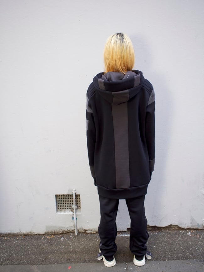 GREY_SCALE SPACE LAB HOODIE