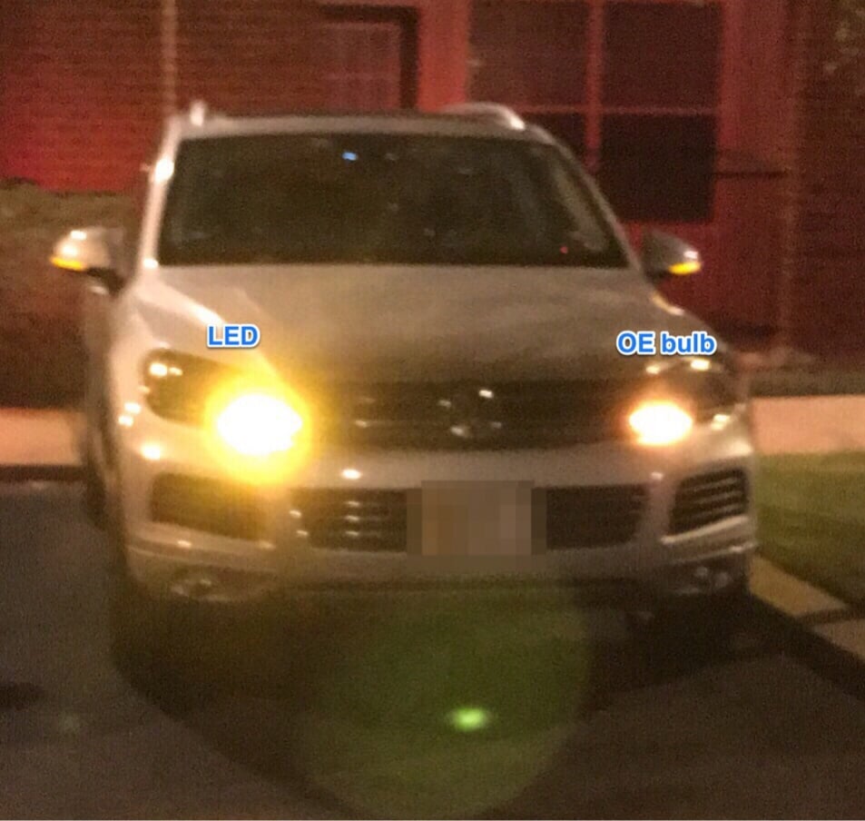 Image of Front Turn Signal LED Bulb Fits: Volkswagen Touareg