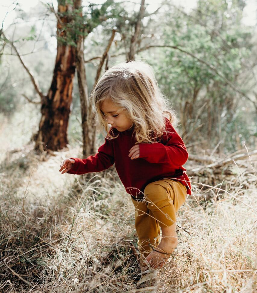 Image of Merino 'Basic range' pants mustard