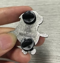 Image 3 of Sexy Skelator Lapel Pin by Tim Stephson and Bad Pins
