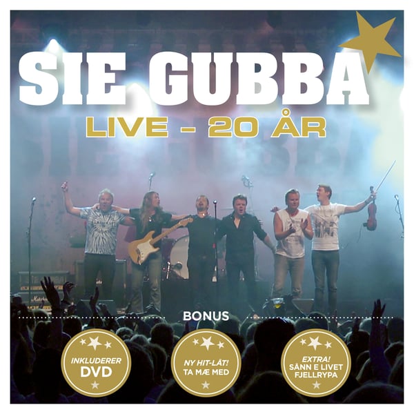 Image of SIE GUBBA LIVE - 20 år 1 stk
