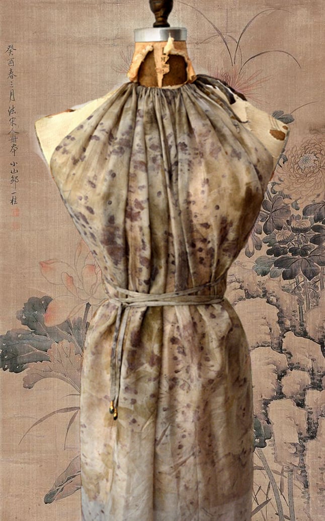 eco print silk fairy dress | some things take time eco print silk fairy dress | some things take time