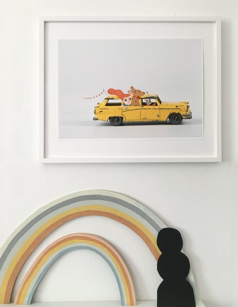 Image of Who's driving that Ford 58 - print