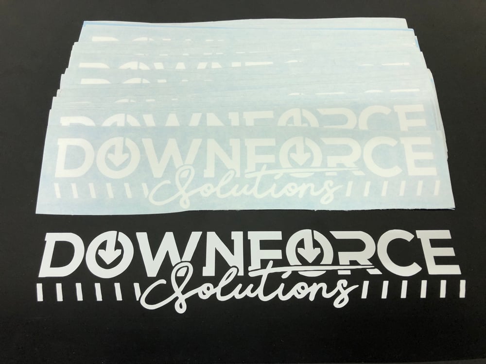 DownForceSolutions — Downforce Solutions banner style decal