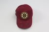 Boston Bruins Burgandy Distressed Dad Hat